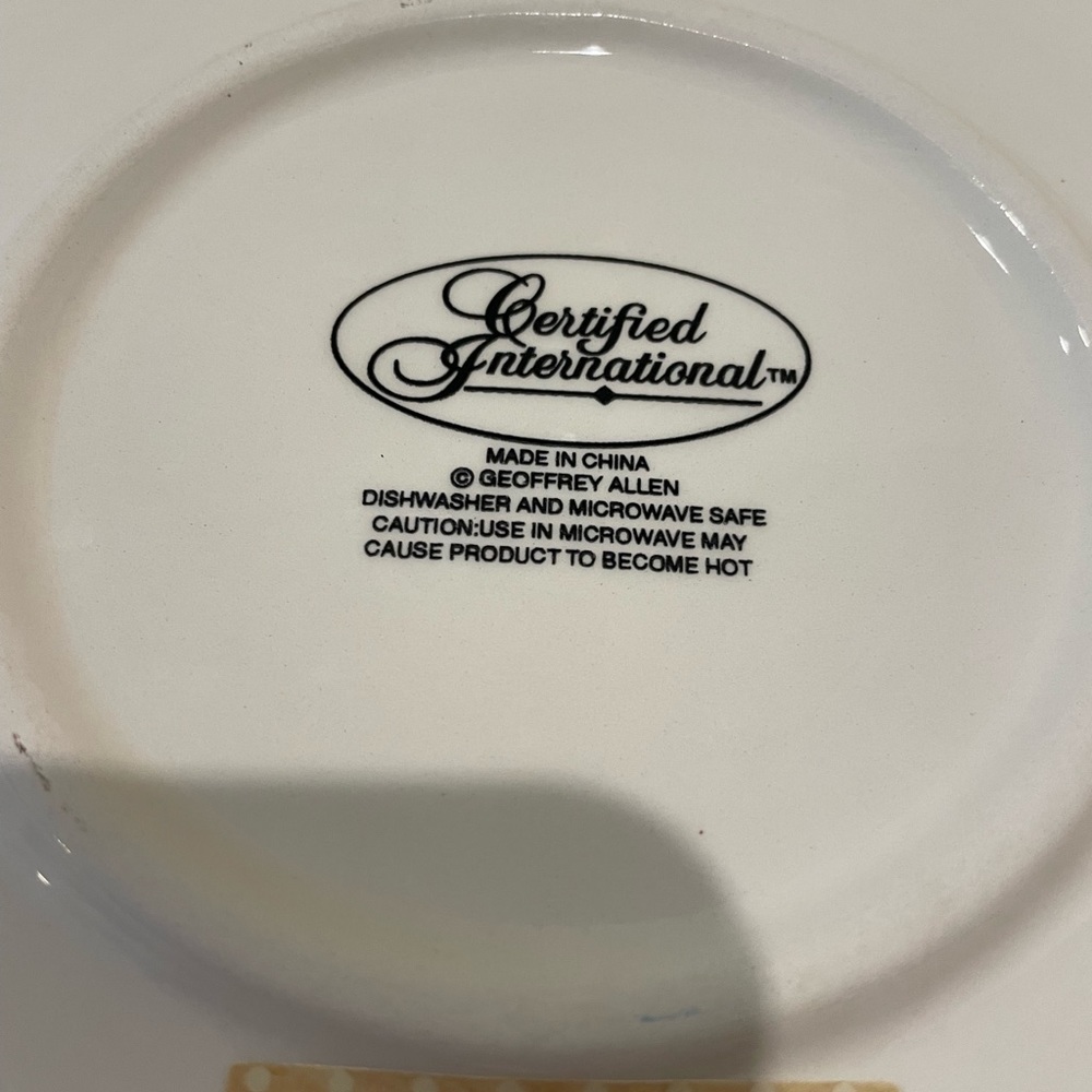 Little Red Truck Platter Certified International 13” - Picture 8 of 9